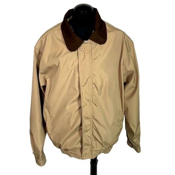 Vintage Maximos Lined Tan Bomber Jacket - Men’s XXL - Picture 1 of 9